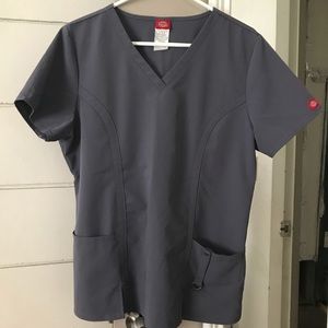 Dickies Tops - 1 Ladies, Large, Gray, Grey’s Anatomy Scrub Top Dickies Tops - 1 Ladies, Large, Gray, Grey’s Anatomy Scrub Top